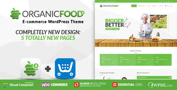 Organic Food – Farm & Food Business Eco WordPress Theme