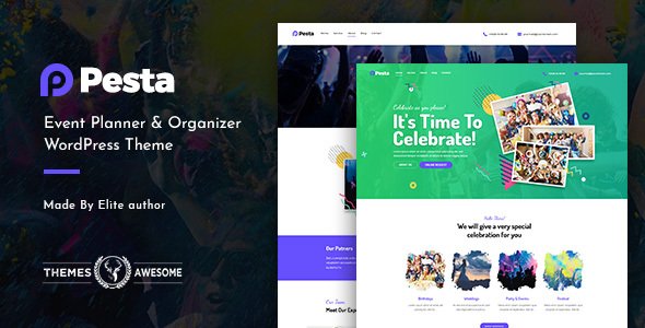 Pesta Event Planner & Organizer WordPress Theme