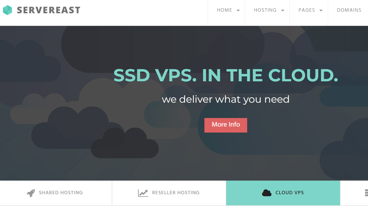 ServerEast – VPS Hosting WordPress Theme