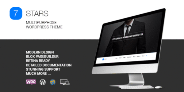 Seven Stars – Modern Responsive MultiPurpose WordPress Theme