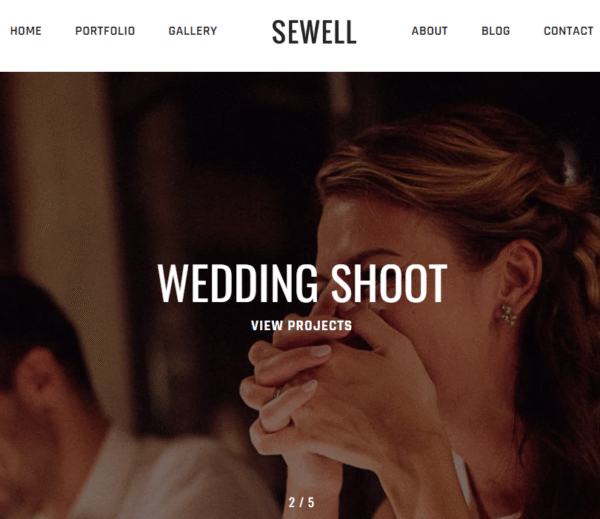 Sewell – Photography WordPress Theme