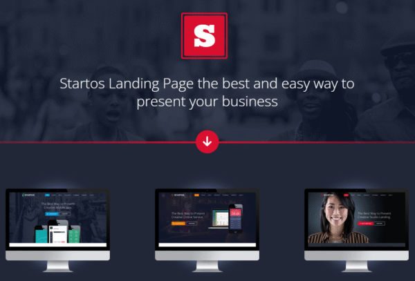 Startos – Modern App Landing Page WordPress Theme