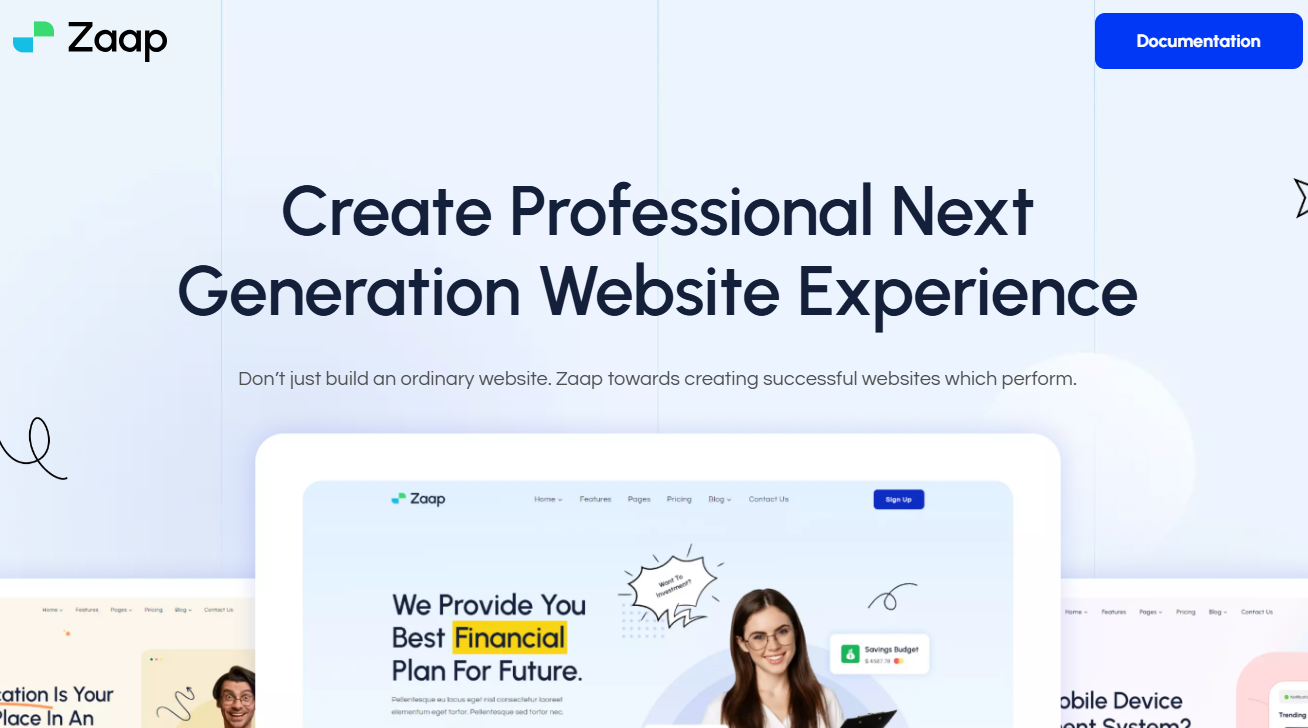 Zaap - SaaS & App WordPress Theme