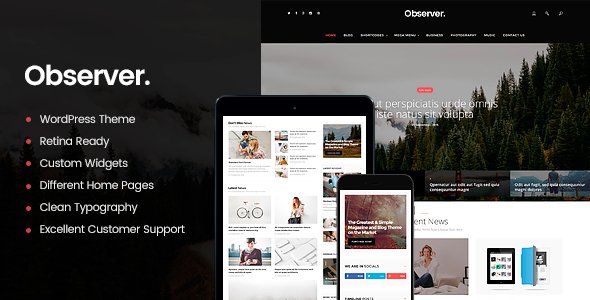Daily Observer – A Modern Magazine & News Portal