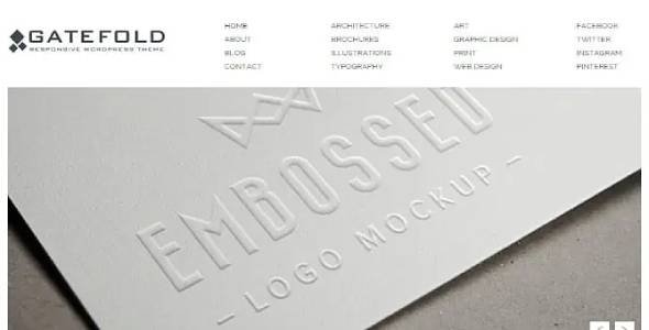 Dessign – Gatefold Responsive WordPress Theme