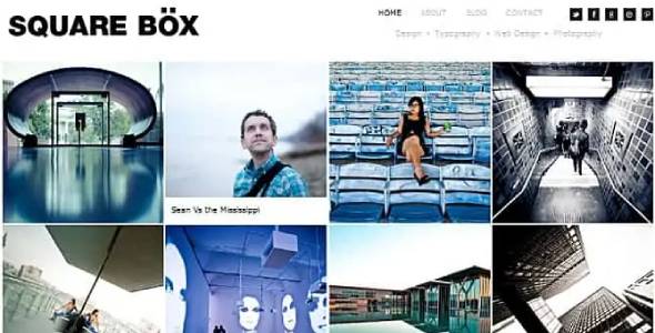 Dessign – Square Box Responsive WordPress Theme