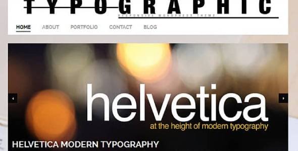 Dessign – Typographic Responsive WordPress Theme
