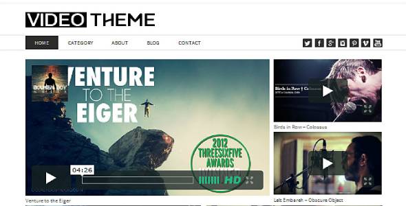 Dessign – Video Responsive WordPress Theme