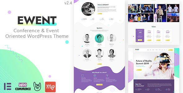 Ewent – Conference & Event Oriented WordPress Theme