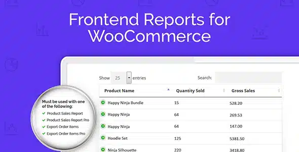 Frontend Reports for WooCommerce