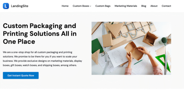 LandingSite – WordPress Theme