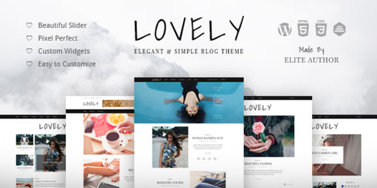 Lovely – Elegant & Simple Blog Theme