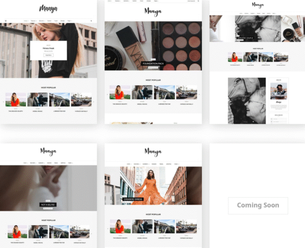 Maaya – Travel Blog WordPress Theme