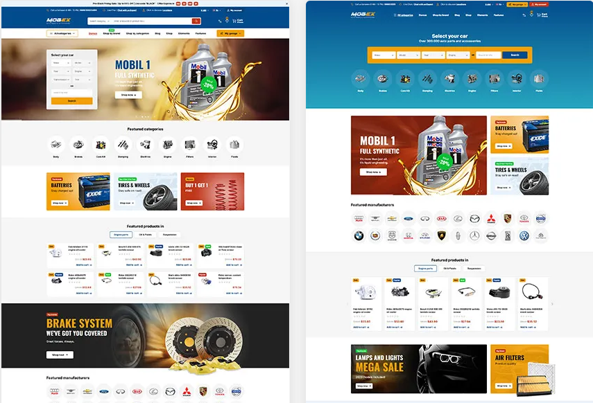 Mobex – Auto Parts WordPress Theme