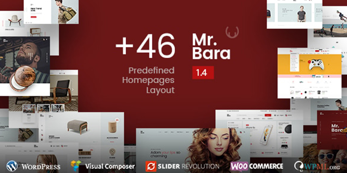 Mr.Bara – Responsive Multi-Purpose eCommerce WordPress Theme