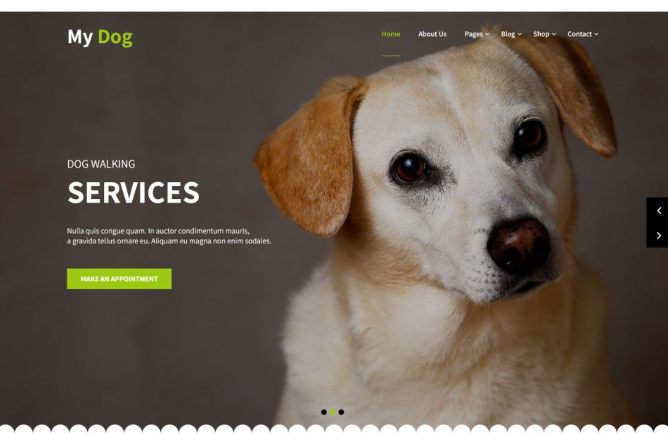 My Dog wordpress theme