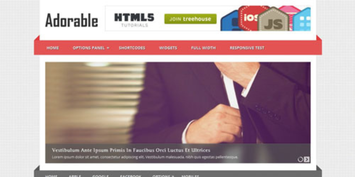 MyThemeShop Adorable WordPress Theme