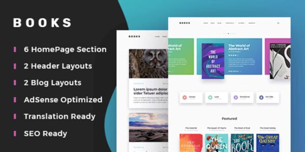 MyThemeShop Books WordPress Theme
