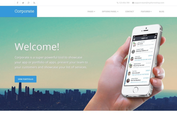 MyThemeShop Corporate WordPress Theme