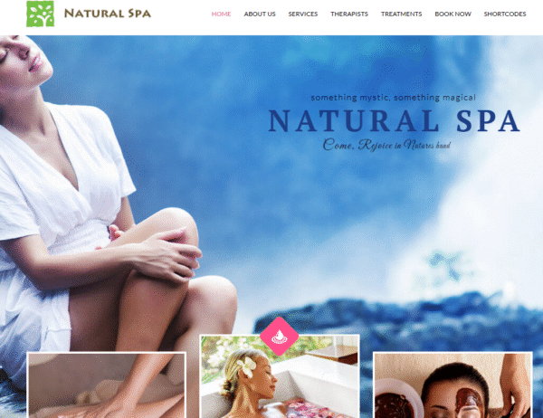 Natural Spa – Massage Booking WordPress Theme