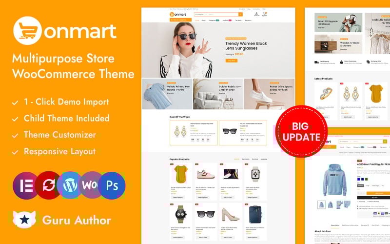 OnMart – Multipurpose Store WooCommerce Theme