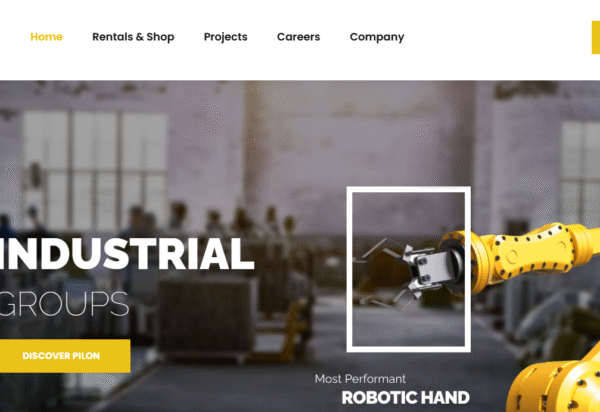 Pilon – Industrial & Factory WordPress Theme