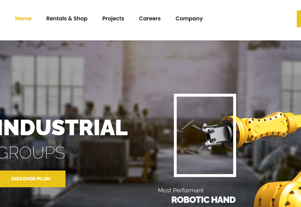Pilon – Industrial & Factory WordPress Theme