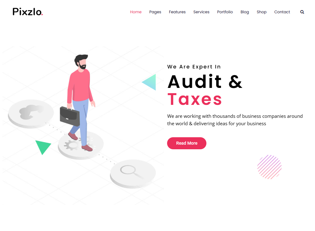 Pixzlo – Creative Theme for Professionals