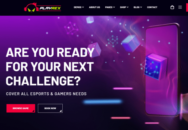 Playrex eSports & Gaming Clan News WordPress Theme