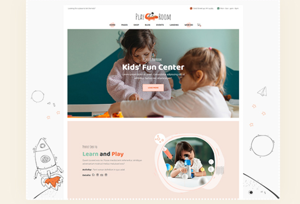 Playroom – Kids & Kindergarten Theme