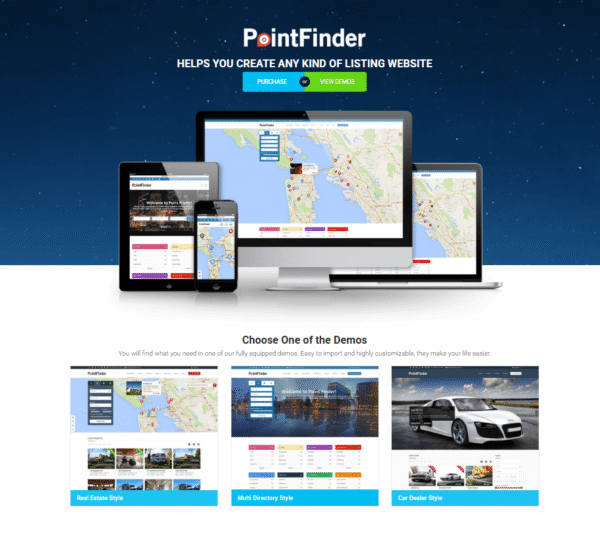 PointFinder Directory & Listing WordPress Theme
