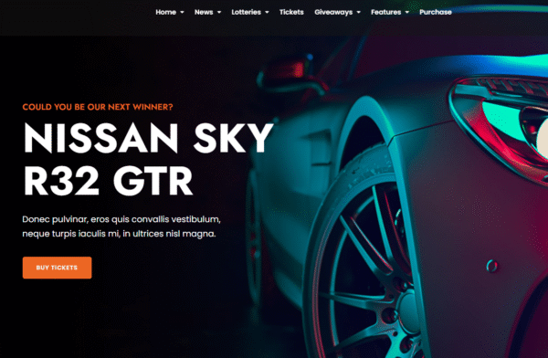 Pomana – Lottery & Giveaways WordPress Theme
