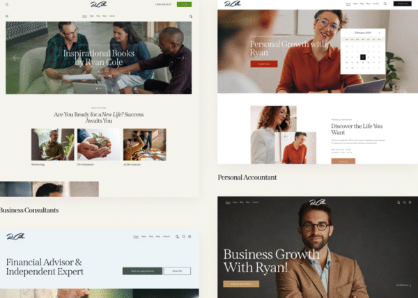RCole – Life & Business Coaching WordPress Theme