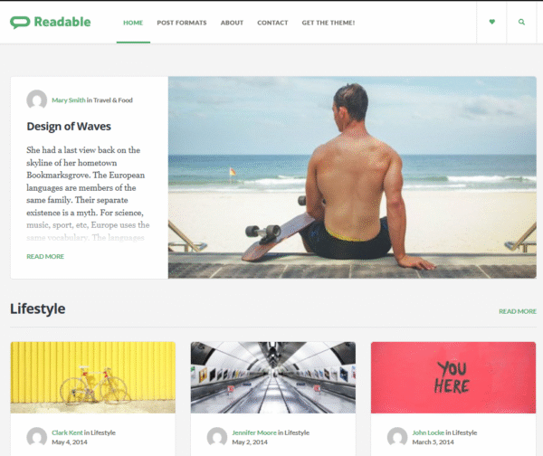 Readable – WordPress Theme