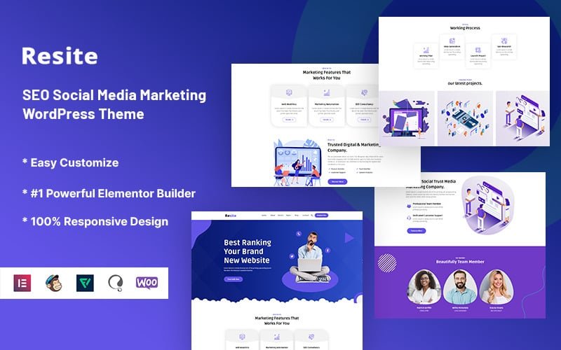 Resite – SEO Social Media Marketing WordPress Theme
