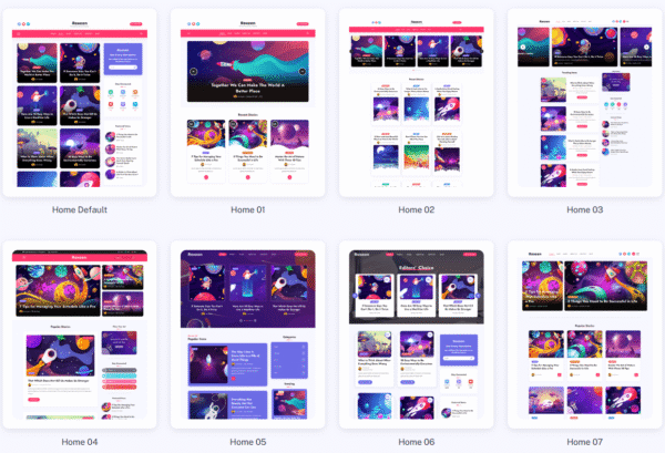 Roxeen Personal Lightweight WordPress Theme