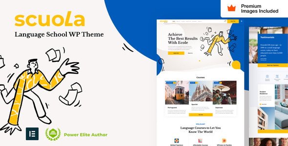 Scuola – Language School WordPress Elementor