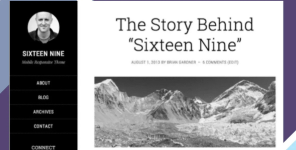 Sixteen Nine Pro Theme