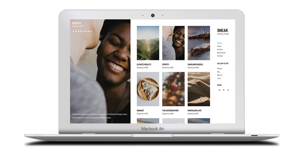 Sneak WordPress theme