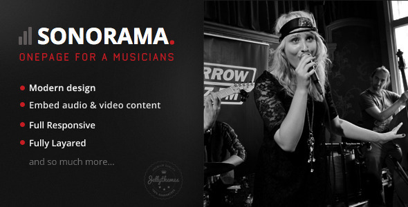 Sonorama – Music Band & Musician WordPress Theme
