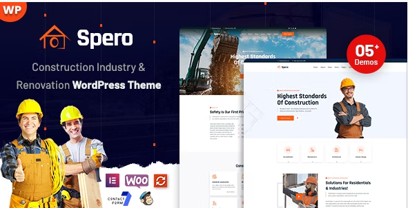 Spero – Construction Industry WordPress Theme