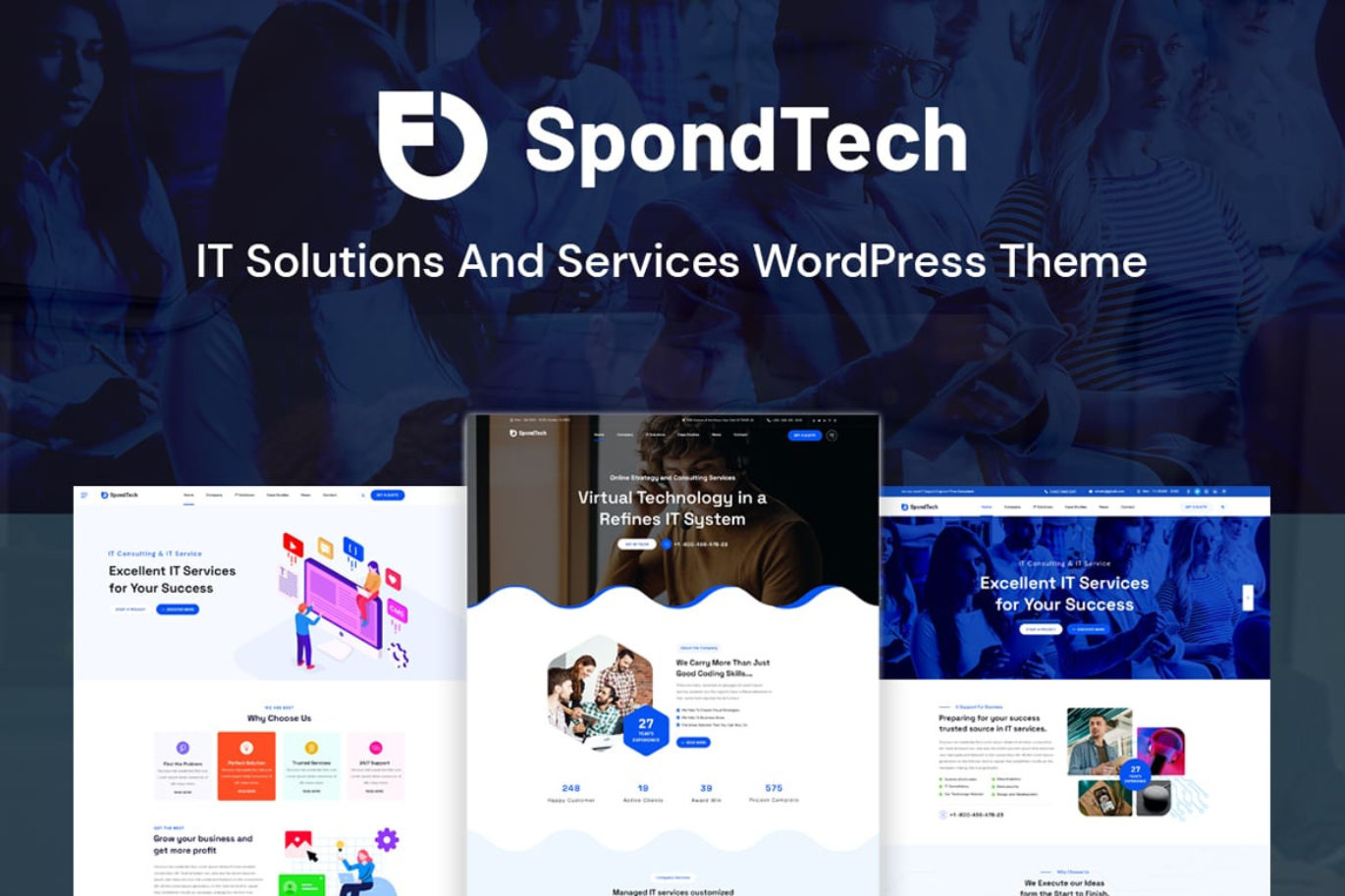 SpondTech – IT Solutions And Services Theme