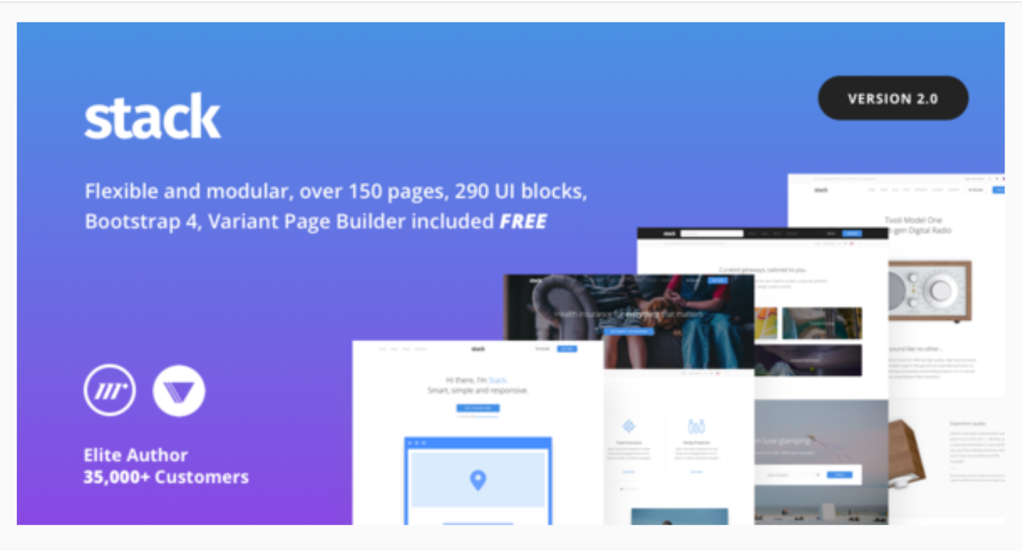 Stack – Multi-Purpose WordPress Theme with Variant Page Builder & Visual Composer