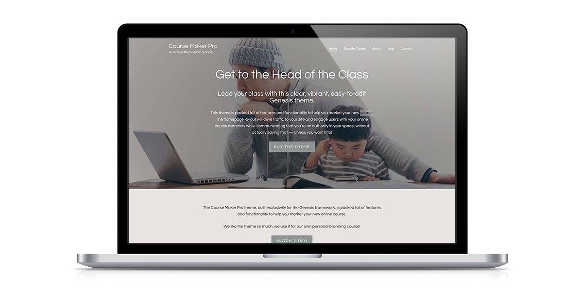 StudioPress Course Maker Pro WordPress Theme
