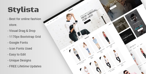 Stylista – Responsive Fashion WooCommerce WordPress Theme
