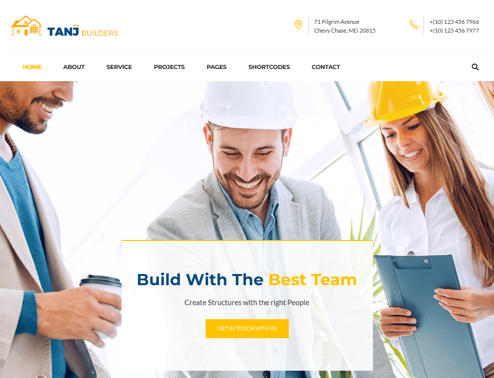Tanj – Architect, Building WordPress