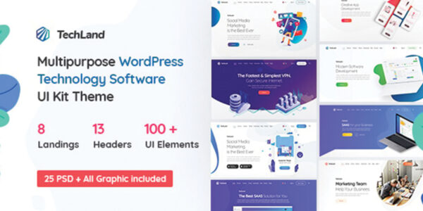 Techland - Multipurpose Technology Software WordPress Theme