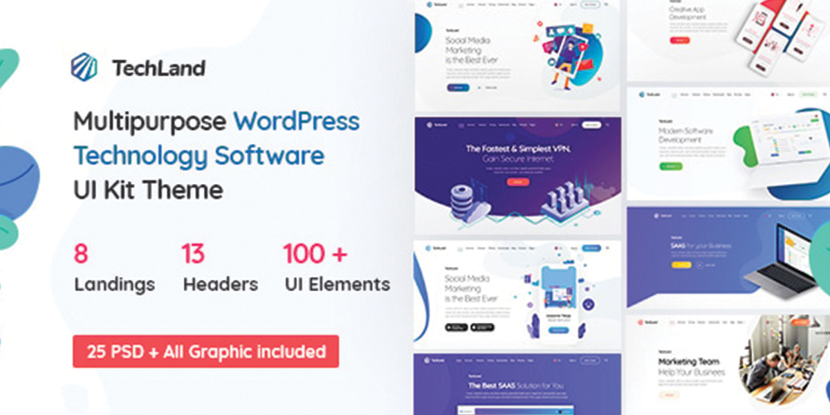 Techland - Multipurpose Technology Software WordPress Theme