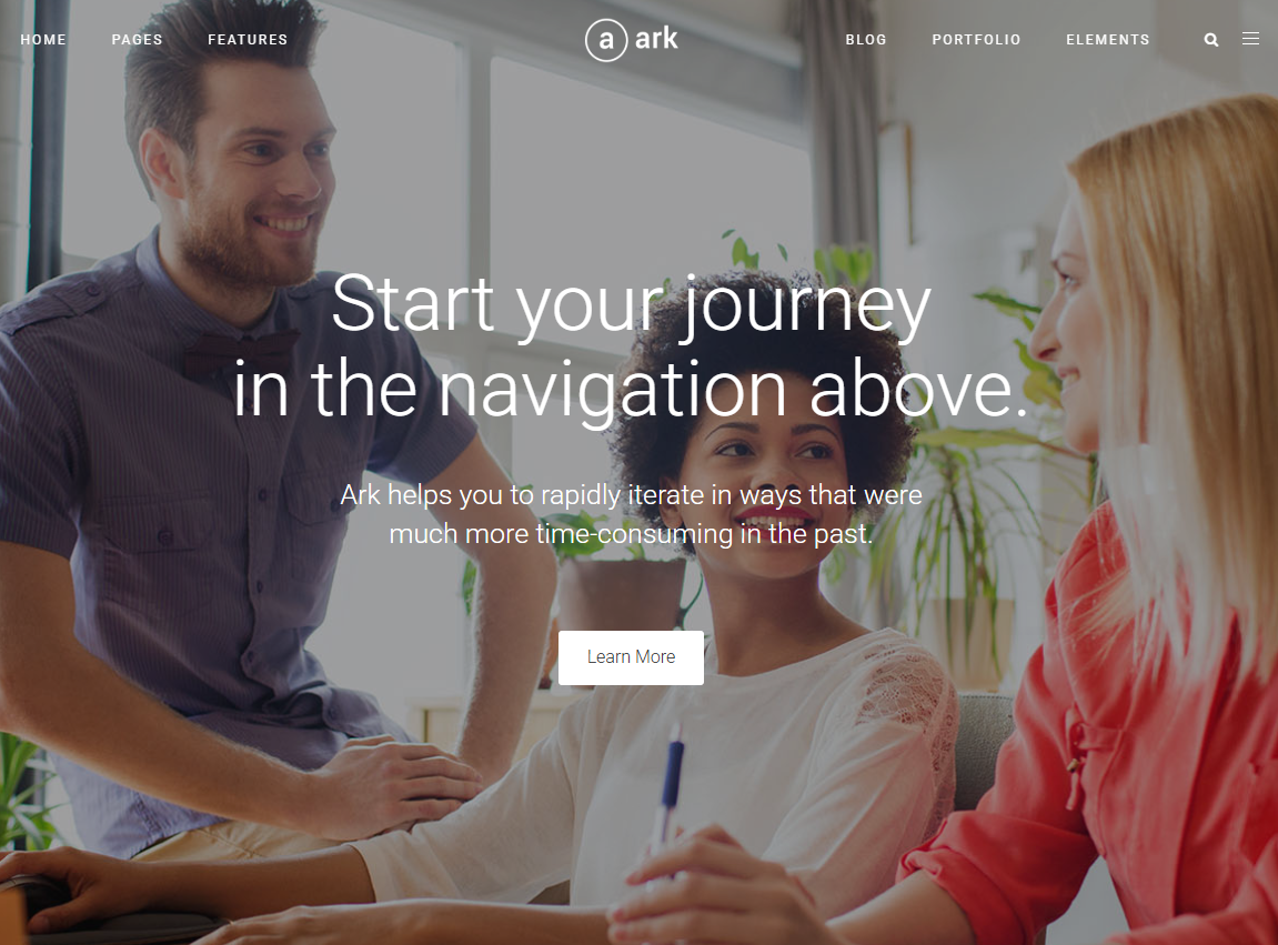 The Ark WordPress Theme made for Freelancers