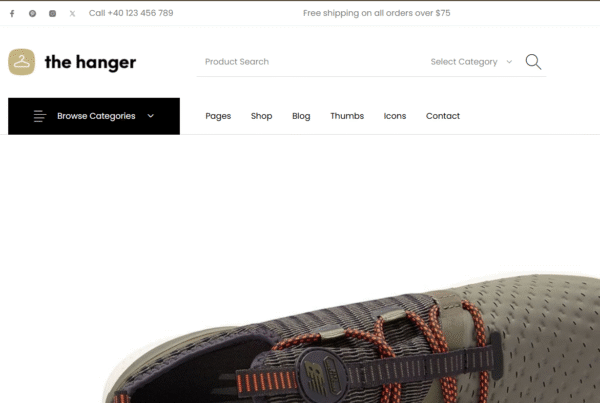 The Hanger – eCommerce WordPress Theme for WooCommerce